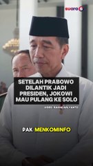 Bukan Jadi Wantimpres Prabowo, Jokowi Mau Pulang ke Solo Usai Lengser dari Presiden