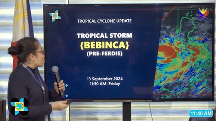 GMA Integrated News Live: Update on Severe Tropical Storm “Bebinca” (11:30 AM)