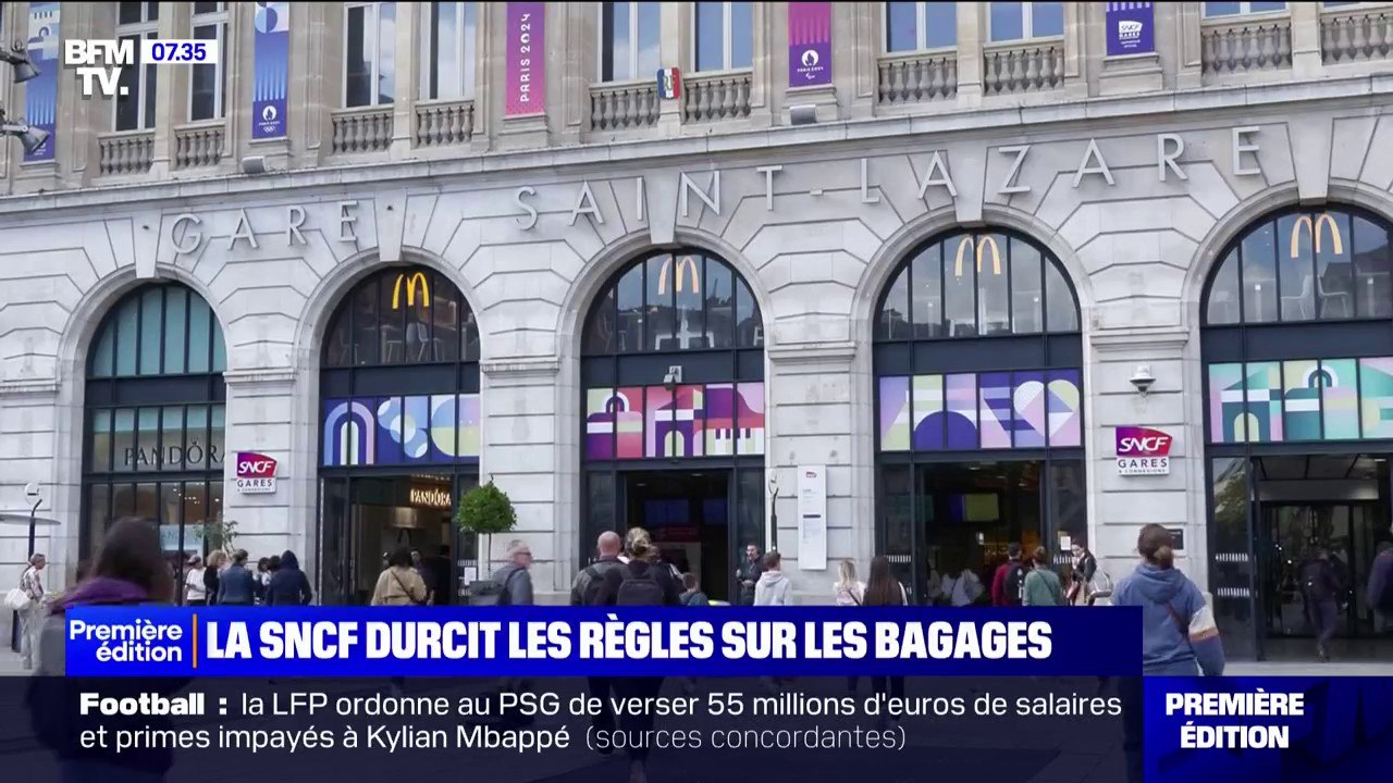 Fin de la tolérance: la SNCF durcit les règles sur les bagages à partir du 16 septembre