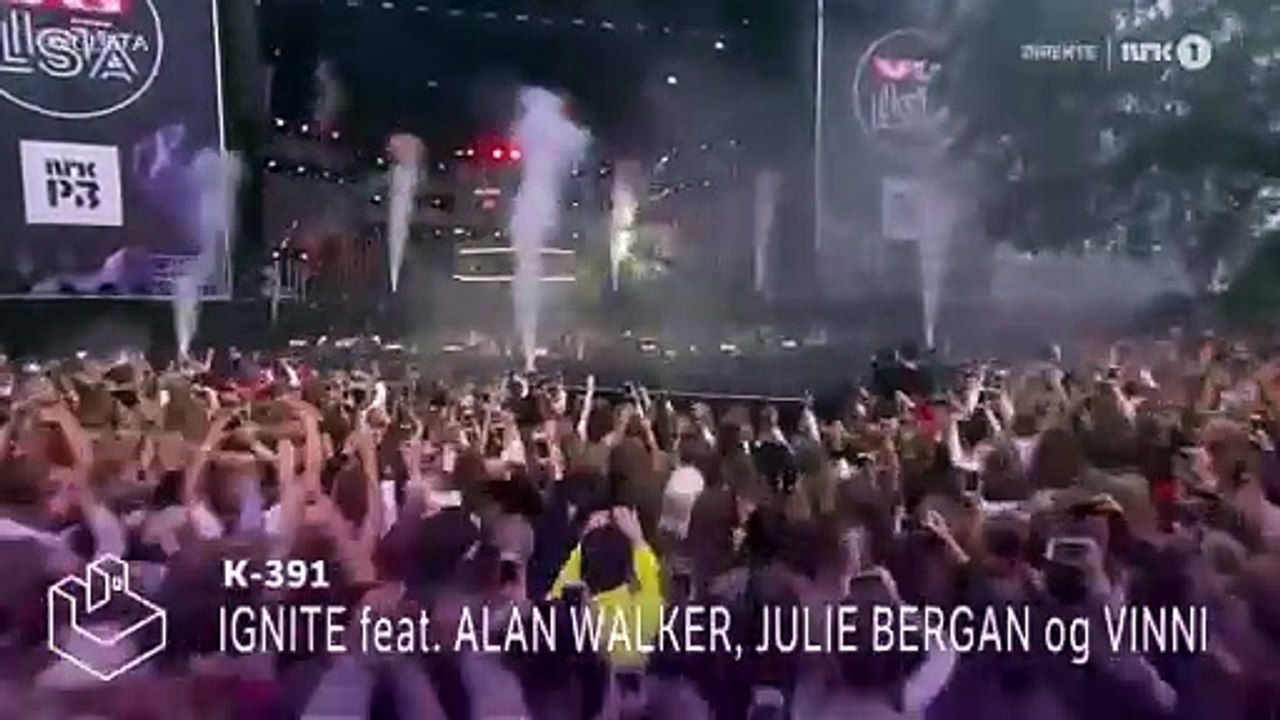 Alan Walker and K-391 (live 4K), Julie Bergan - Ignite at VG Lista 2018 (1)