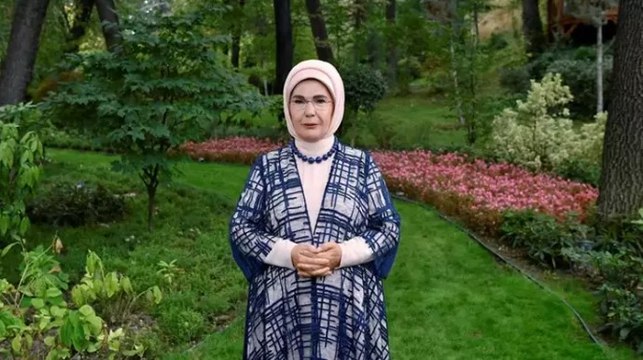 Emine Erdoğan, Kiev’deki 4. Lider Eşleri Zirvesi’ne video mesaj gönderdi