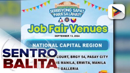 Ilang job seekers, ‘hired on the spot’ sa nationwide job fair ng DOLE ngayong araw
