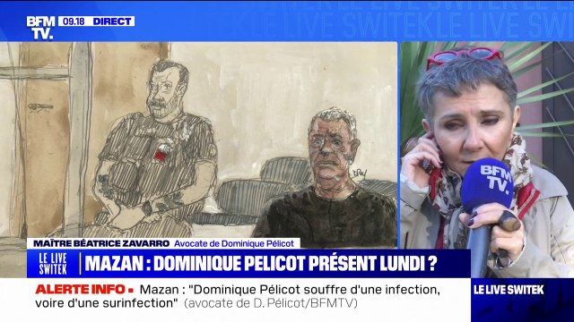 Viols de Mazan: Personne ne pourra tolérer un procès qui se tienne sans la présence de Dominique Pélicot , assure Me Béatrice Zavarro