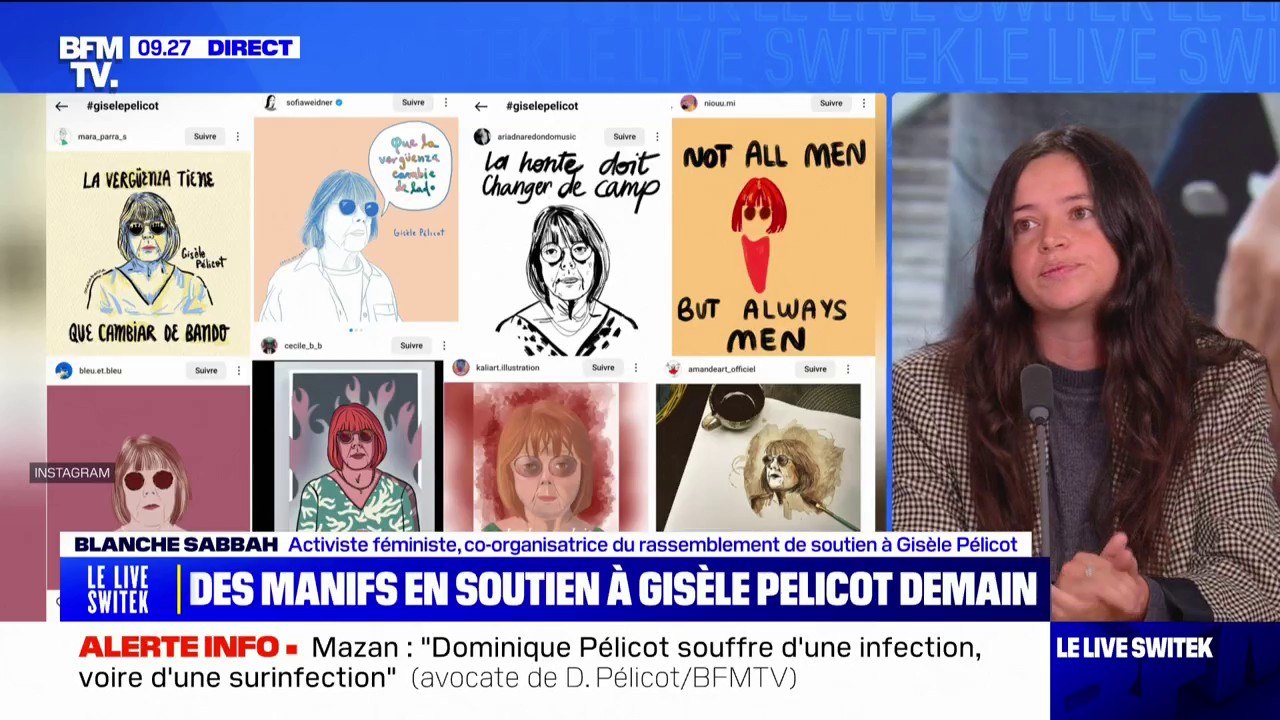 Viols de Mazan: "Si le procès est reporté, il faudra maintenir la pression politique et médiatique", affirme Blanche Sabbah (activiste féministe)