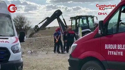 Burdur'da drenaj çalışmasında göçük: 1 ölü