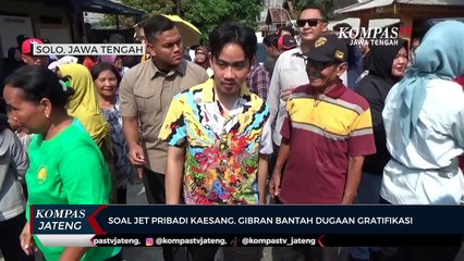 Soal Jet Pribadi Kaesang, Gibran Bantah Dugaan Gratifikasi