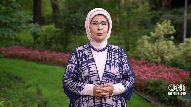 Emine Erdoğan, Kiev'deki 4. Lider Eşleri Zirvesi'ne video mesaj gönderdi