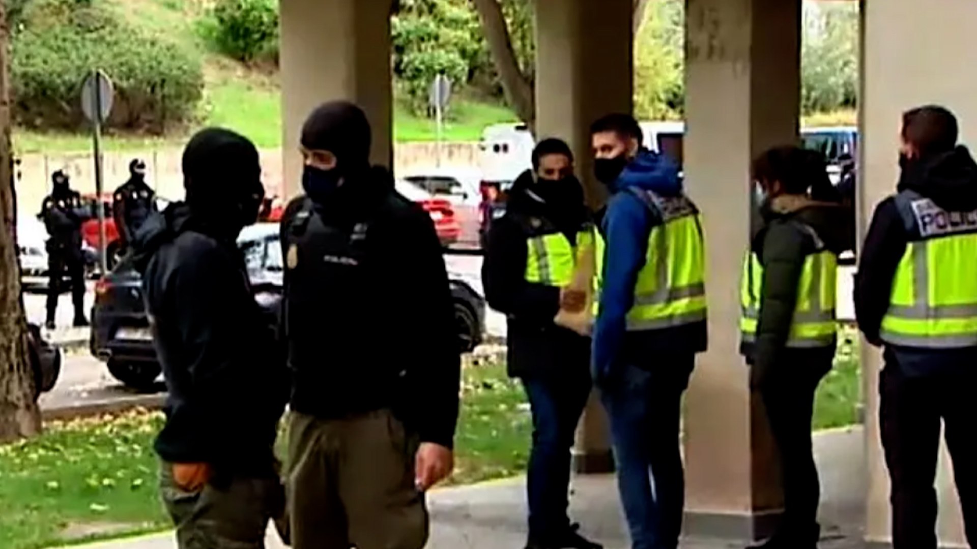 Macrooperacin policial contra los narcopisos en el barrio de Lucero de Madrid