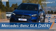 Mercedes-Benz GLA 250e 2024 - Maniobra de esquiva (moose test) y eslalon | km77.com