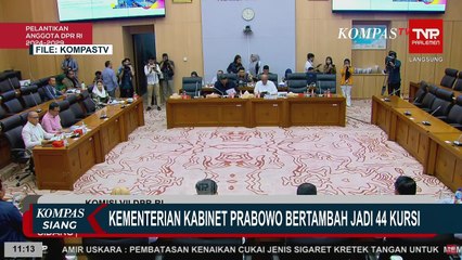 Menteri Prabowo Gibran Disinyalir Bertambah Hingga 44 Kursi, Bahlil Sebut untuk Percepatan Program