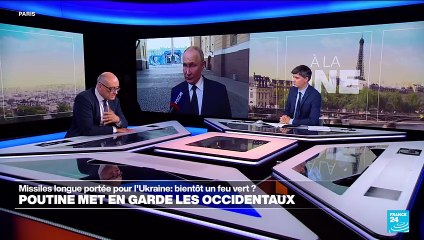 Vladirmir Poutine met en garde les Occidentaux sur les missiles longue portée pour l'Ukraine