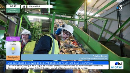 Animo Impact recycle les emballages de nourriture animale
