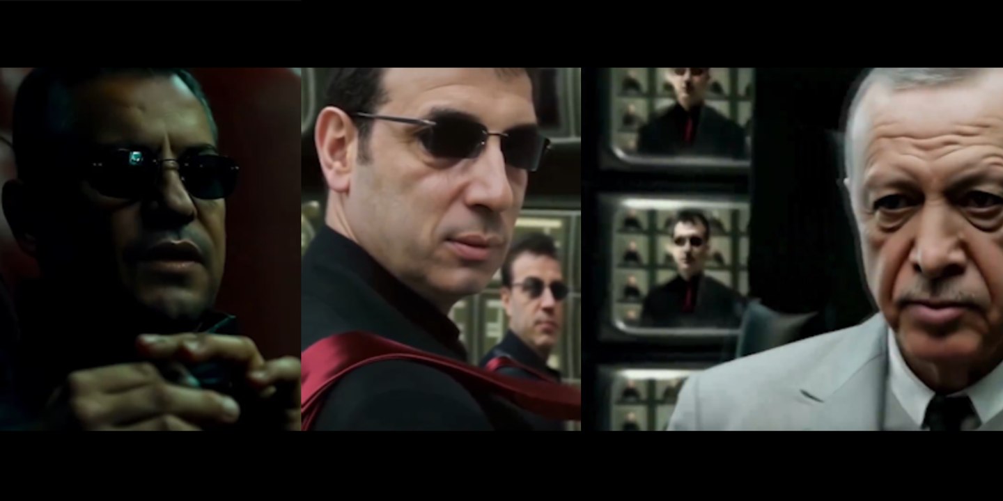 Teginart'tan Matrix temalı Türk siyasetçi serisi: Özgür Özel Neo, İmamoğlu Morpheus