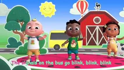 Wheels On The Bus Dance _ Dance Party _ CoComelon Nursery Rhymes & Kids Songs