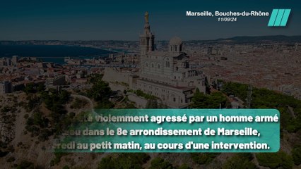 Un Policier Sauvé par son Gilet lors d'une Intervention