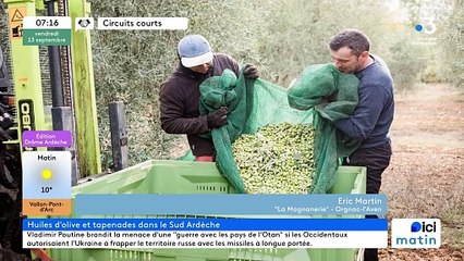 A Orgnac-l'Aven, "La Magnanerie" et ses huiles d'olives d'exception Bio "Fruité Vert
