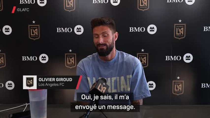 Olivier Giroud content de l'arrivée de Marco Reus : 