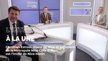 Christian Estrosi, Maire de Nice, est l'invité de L'Interview à la une