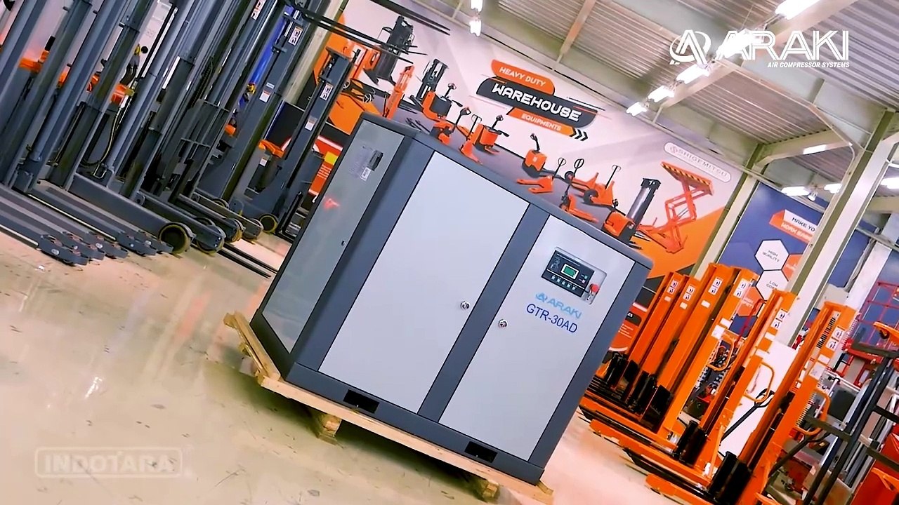 BEST AIR COMPRESSOR ARAKI HEAVY DUTY SCREW COMPRESSOR GTR30AD 13 BAR