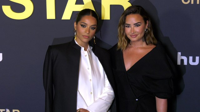 Lilly Singh and Demi Lovato attend Hulu's Child Star Los Angeles premiere