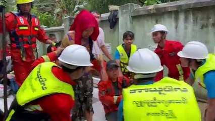 Typhon Yagi: la Birmanie face aux inondations