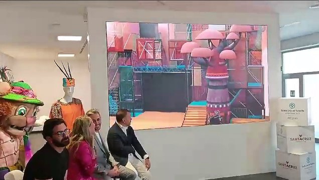 Presentación escenario del Carnaval Santa Cruz de Tenerife 2025