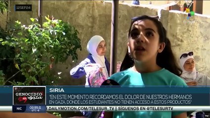 下载视频: Palestinos desplazados se solidarizan con sus connacionales