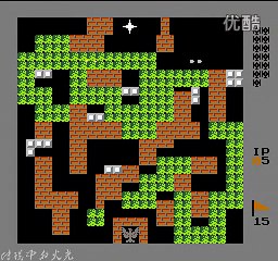 FC版『バトルシティー』表面３５ステージ～ノーミスクリア