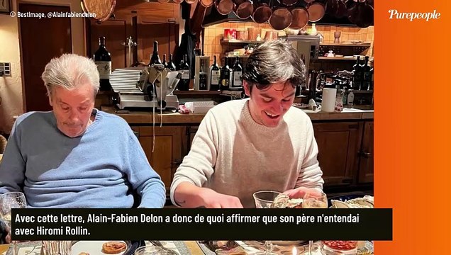 Il en a la preuve : Alain-Fabien Delon a de quoi affirmer que son père Alain Delon ne voulait pas épouser Hiromi