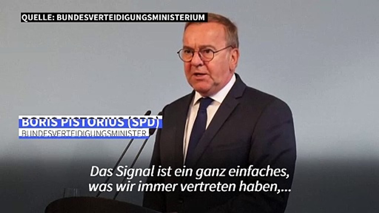 Pistorius zu Taiwanstraße: 'Es ist der kürzeste Weg'