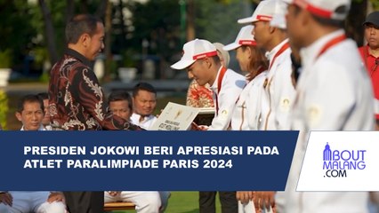 PRESIDEN JOKOWI MEMBERIKAN APRESIASI KEPADA ATLET YANG SUDAH BERJUANG DI AJANG  PARALIMPIADE PARIS 2024