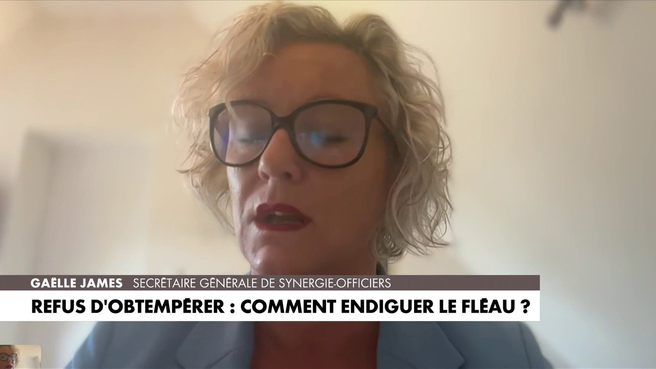 Gaëlle James : «Un refus d’obtempérer est un délit, il faut arrêter le délinquant»