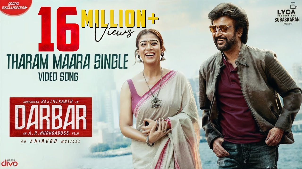 DARBAR (Tamil) - Tharam Maara Single (Video Song)   Rajinikanth   AR Murugadoss   Anirudh