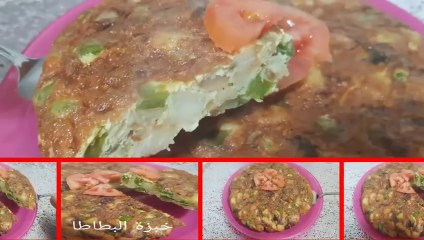 مطبخ ام وليد خبزة البطاطا المحمرة السريعة بالبيض بدون قلي .