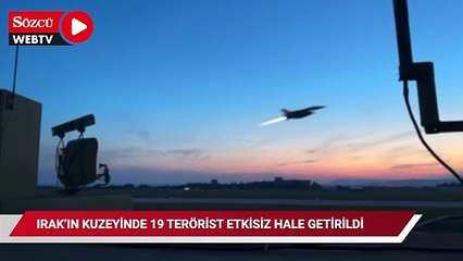 Kuzey Irak'ta 19 terörist etkisiz hale getirildi