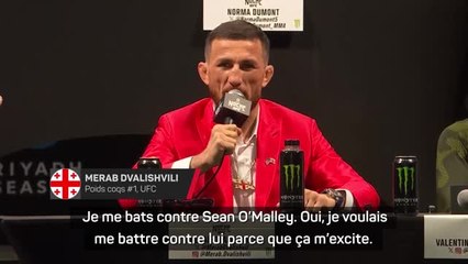 UFC 306 - O'Malley veut mettre Dvalishvili KO, le Géorgien répond : “Continue de rêver”