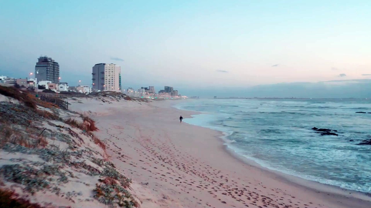 Walking on the beach