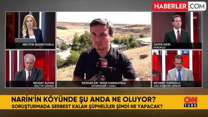 Narin'in babası serbest kalır kalmaz gece yarısı kızının mezarına koştu