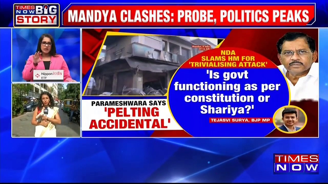 Viral news K'taka HM G. Parameshwara Describes Stone Pelting During Procession as Accidental,Not Communal Riots