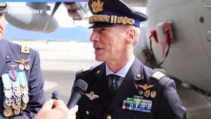 Cerimonia di avvicendamento del nuovo comandante della 46/a brigata aerea a Pisa