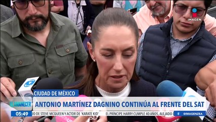 Antonio Martínez Dagnino seguirá al frente como titular del SAT