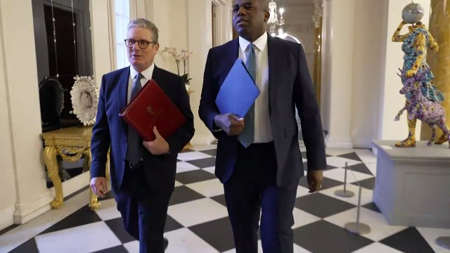 Keir Starmer visits ambassador's residence in Washington
