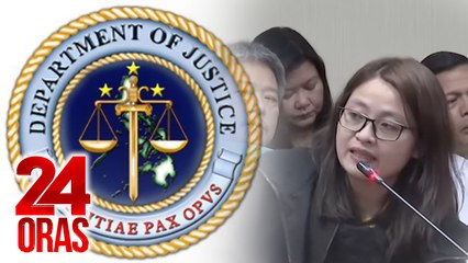 Alice Guo, pinakakasuhan na ng DOJ ng qualified human trafficking | 24 Oras