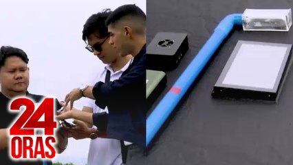 Litter scanner na collab ng ilang Davao universities, kayang suriin basura sa dagat | 24 Oras