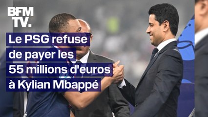 Le PSG, exhorté de payer les 55 millions d'euros à Kylian Mbappé, refuse et attend une décision de justice