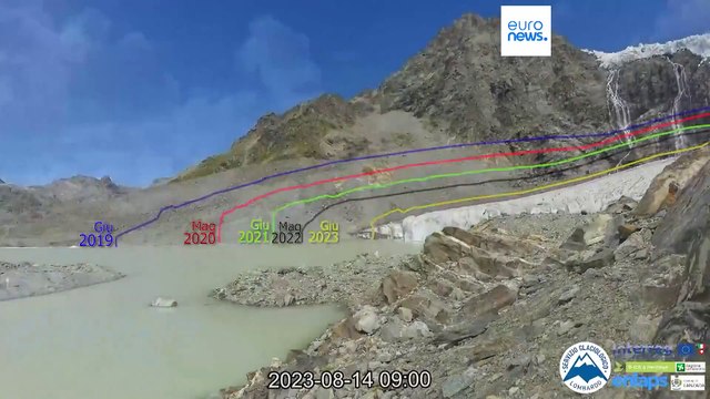 Alpi italiane: il ghiacciaio Dosdè continua tragicamente a sciogliersi