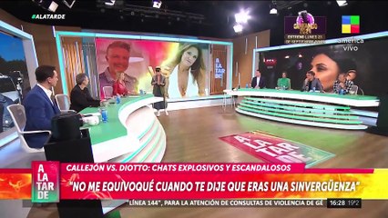 Los escandalosos chats entre María Fernanda Callejón y Ricky Diotto