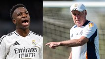 Ancelotti reconoce que Vinícius Jr. no está bien y pide cariño para él