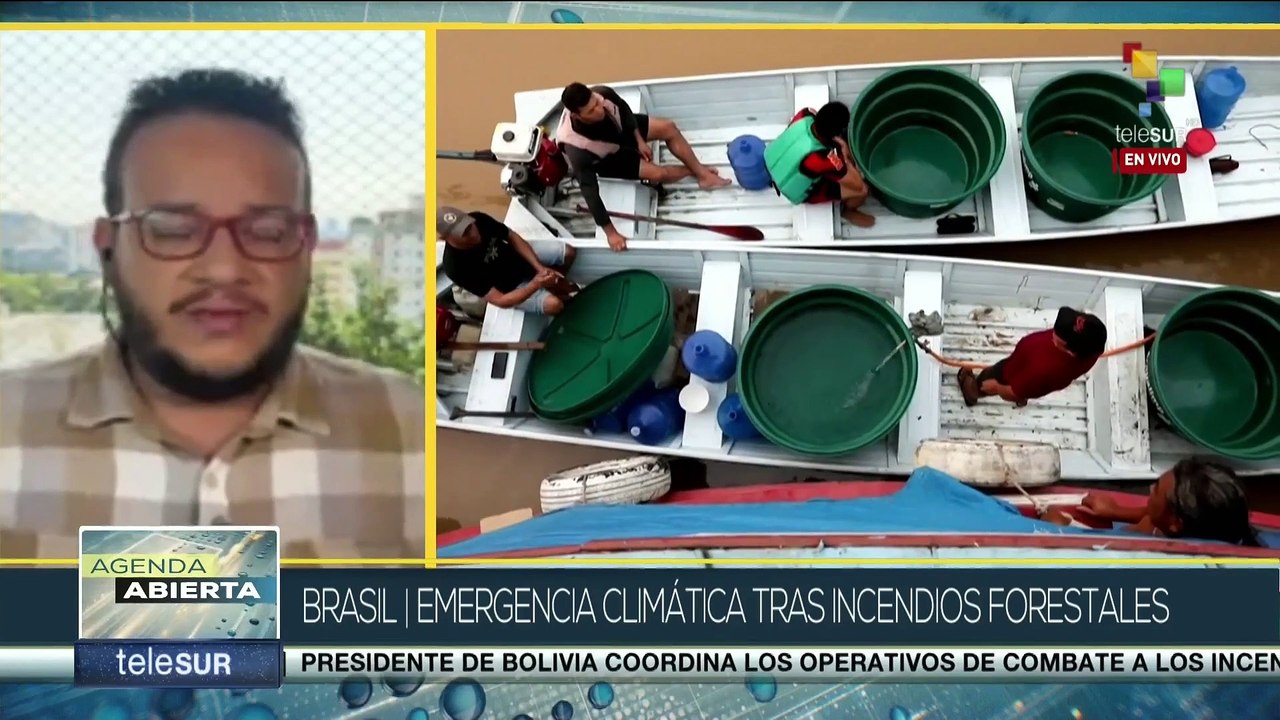 Incendios forestales afectan ciudades de Brasil