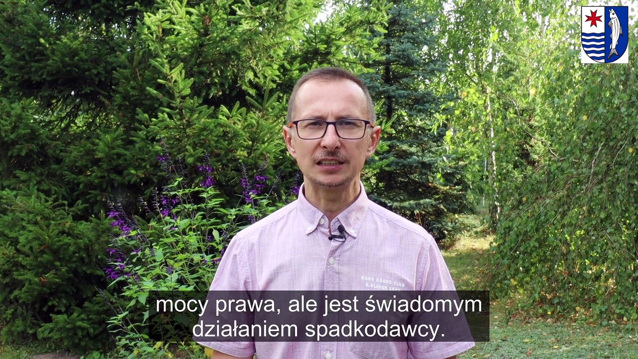 Wideo poradnik nt. "testamentu" dla mieszkańców Powiatu Myśliborskiego